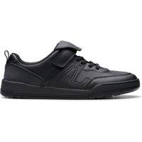 Clarks Leather Riptape Trainers (3 Large - 8 Large) Black