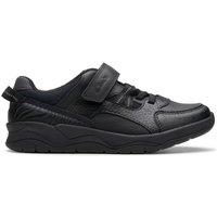 Kids Leather Riptape Trainers (7 Small - 4 Large)