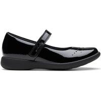 Kids Patent Leather Riptape Mary Jane Shoes (10 Small - 2.5 Large)