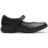 Clarks Kids' Leather Mary Jane Shoes (10 Small - 2 Large) Black