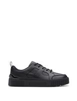 Clarks Kids' Leather Trainers (3 Large - 8 Large) Black