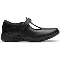 Kids Leather T Bar Shoes (8 Small - 2 Large)