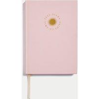 2025 Large A5 Week to View Diary - Gold Foil Sun Design