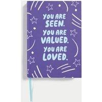 Large A5 Undated Journal - You Are Loved Design
