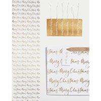 Gold 3M Christmas Gift Wrap with Gift Tags & Large Bag