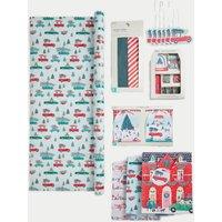 Festive 3m Christmas Wrap, Cards, Tags, Bags & Accessories