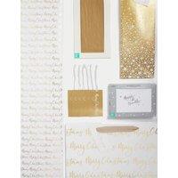 Gold 3M Christmas Gift Wrap with Cards, Tags, Bags & Tissue