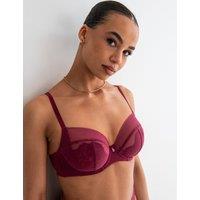 Milan Lace & Mesh Wired Full Cup Bra (D-H)