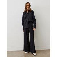 High Waisted Wide Leg Trousers