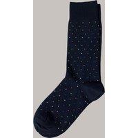 Polka Dot Cotton Rich Socks