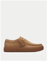 Clarks Torhill Lo Suede Walking Shoes Brown