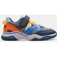 Kids Colour Block Riptape Trainers (7 Small - 9 Small)