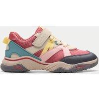 Kids Colour Block Riptape Trainers (7 Small - 9 Small)