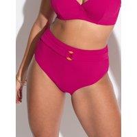 Cali Belted High Waisted Bikini Bottoms