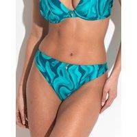 Seychelles Printed High Leg Bikini Bottoms