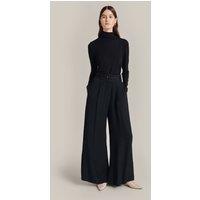 Belted Wide Leg Trousers