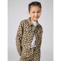 Denim Animal Print Jacket (8-14 Yrs)