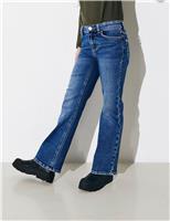 Regular Denim Wide Leg Jeans (8-14 Yrs)