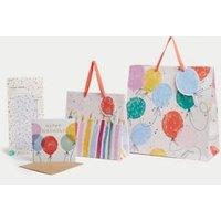 Colourful Gift Wrap Set With Birthday Card, Gift Bags & Tissue