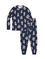 Dog Print Crew Neck Pyjamas (1-12 Yrs)
