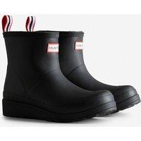 Hunter Play Shearling Insulated Short Wellington Boots Black