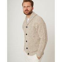 Waffle Shawl Cardigan