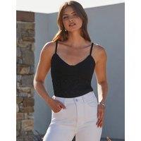 Pure Cotton Textured Cami Top