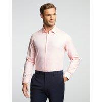 Slim Fit Pure Cotton Polka Dot Shirt