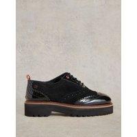 Leather Lace Up Chunky Brogues