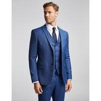 Slim Fit Wool Rich Textured Suit Jacket