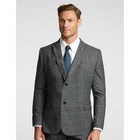 Slim Fit Wool Rich Check Suit Jacket