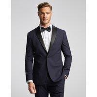 Ted Baker Slim Fit Wool Rich Tuxedo Jacket Navy