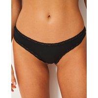 4pk Lace Cuffed Thongs