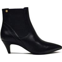 Point Street Leather Stiletto Heel Ankle Boots