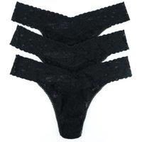 3pk Original Rise Signature Lace Thongs