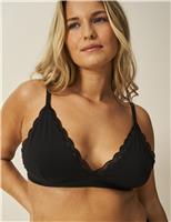 Lace Trim Non Wired Bralette