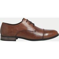 JACK & JONES Leather Derby Shoes Tan