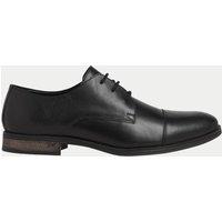 JACK & JONES Leather Derby Shoes Black