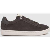Leather Lace Up Trainers