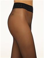 Wolford 15 Denier Sheer Tights Dark Beige