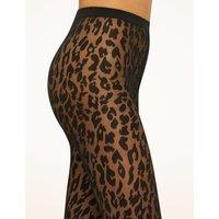 20 Denier Sheer Leopard Print Tights