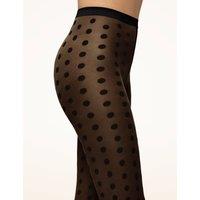 20 Denier Polka Dot Sheer Tights