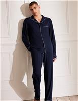 Chelsea Peers Modal Rich Pyjama Set Navy