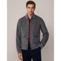 Wool Blend Bomber Jacket