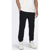 ONLY & SONS Regular Fit Elasticated Waist Cuffed Joggers Black