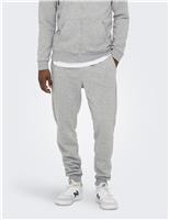 Regular Fit Elasticated Waist Cuffed Joggers