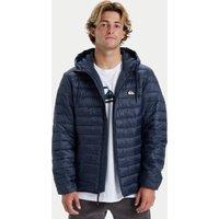 Scaly Hooded Padded Puffer Jacket