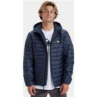Scaly Hooded Padded Puffer Jacket