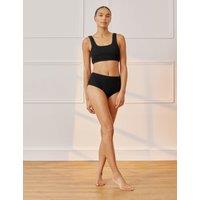 Black Rib Bikini Pant