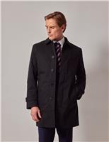 Hawes & Curtis Cotton Rich Removable Lining Mac Black